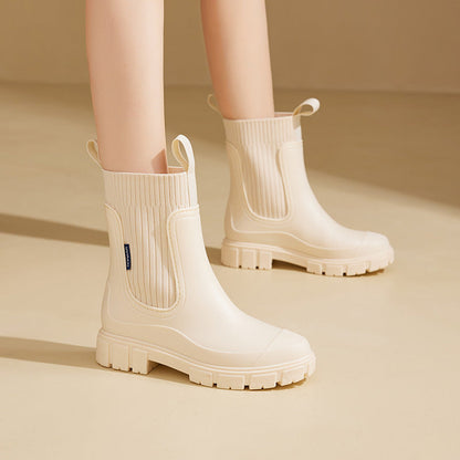 VALERIE | Klassische wasserdichte Chelsea-Stiefeletten