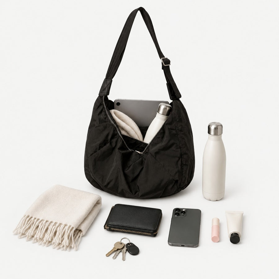 What fits inside the Baggy bag