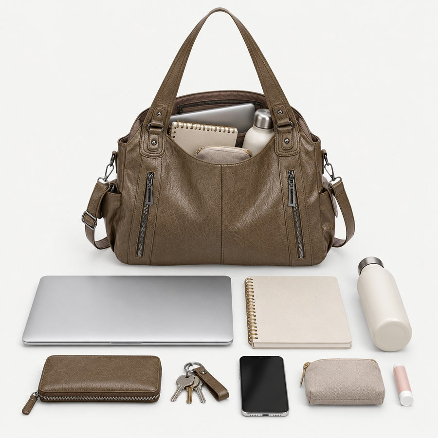 What fits inside the Valentina Tote bag
